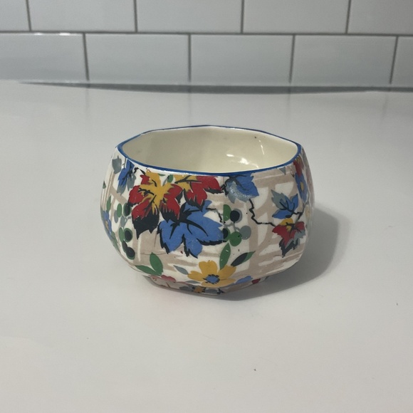 VTG James Kent Ltd Fenton Floral Open Sugar Dish - Picture 2 of 5